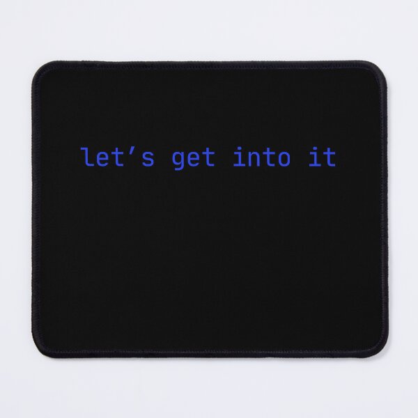 Item preview, Let’s Get Into It Minimalist Typography designed and sold by AndenSol.