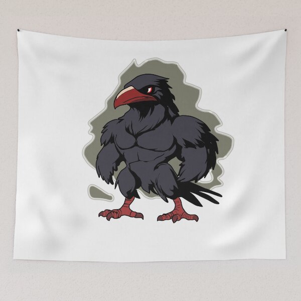 Item preview, muscular big crow character designed and sold by Emery-shop.