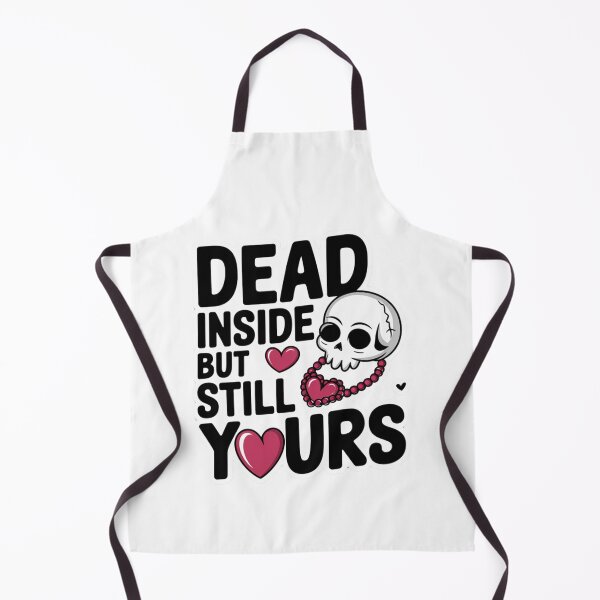 Item preview, Dead Inside But Still Yours Skull Design  - Goth Valentines Design designed and sold by Peter Stawicki.