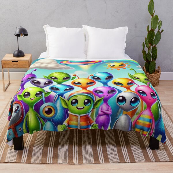 Item preview, Happy Alien Family Photo - Life Beyond Earth designed and sold by WyckedLynn.