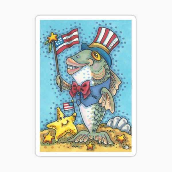 ALL THE FISH IN THE SEA WANNA BE FREE Sticker