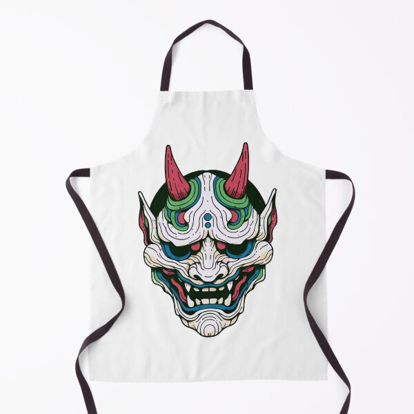 Item preview, Hanya Mask of Yokai Oni Aesthetic Japanese designed and sold by Yokai-Infinity.