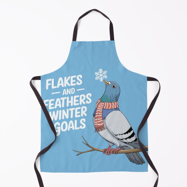 Item preview, Flakes and Feathers – Winter Goals designed and sold by Situstshirts.