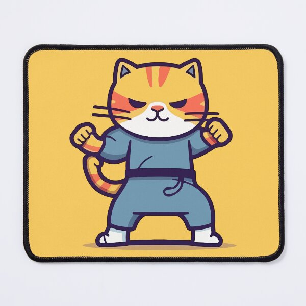 Item preview, Cat kickboxing  designed and sold by Amir Faysal.