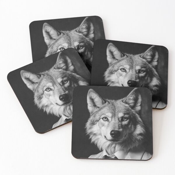 Item preview, Elegant Wolf in Formal Attire designed and sold by vk09.