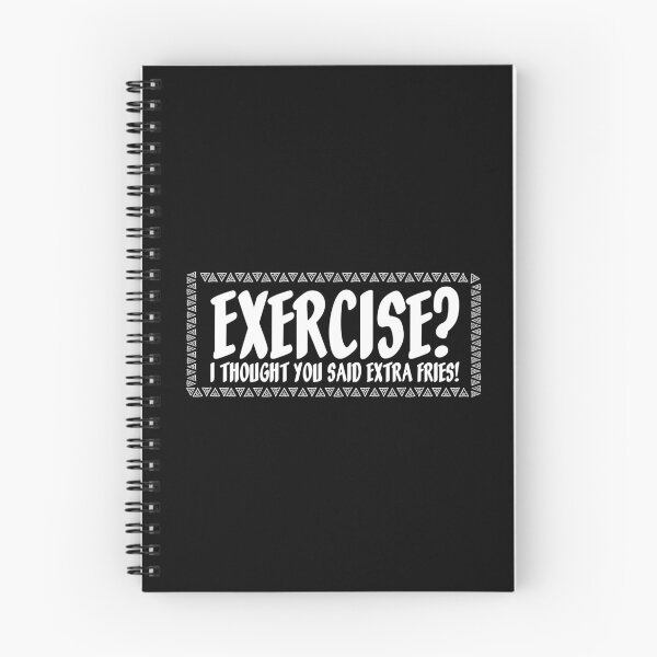 Item preview, Exercise I Thought You Said Extra Fries Funny designed and sold by Slassyat.