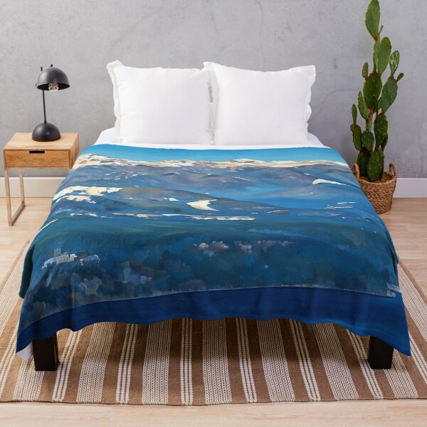 Item preview, Snow Covered Olympic National Park (Impressionist) designed and sold by flyscenicair.
