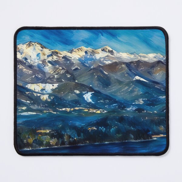 Item preview, Snow Covered Olympic National Park (Pastel) designed and sold by flyscenicair.