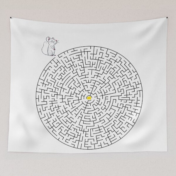 Item preview, Maze with Treats - Mouse & Cheese designed and sold by nature. electrified..