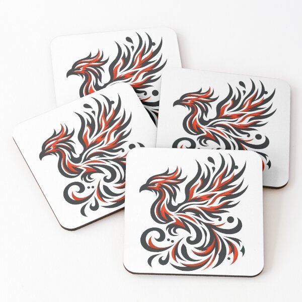 Item preview, Abstract Phoenix Tattoo Design designed and sold by Coffee Lifestyle.