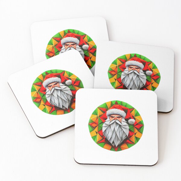 Item preview, Christmas Origami Santa Claus T Holiday Graphic  Unique Festive Design Xmas  Gift for Him Her  Friends designed and sold by Indyadizine.