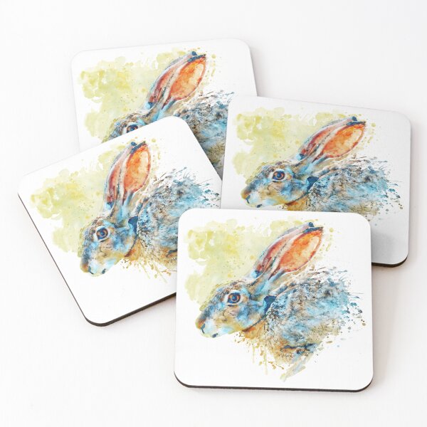 Item preview, Vibrant Bunny Portrait designed and sold by caracatita75.