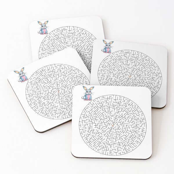 Item preview, Maze with Treats - Rabbit & Carrot designed and sold by nature. electrified..