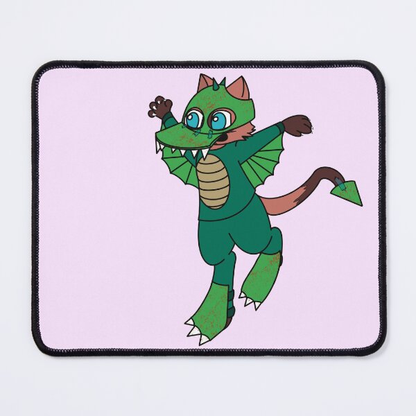 Item preview, Silly Green Cat Dragon designed and sold by Creating With Ari.