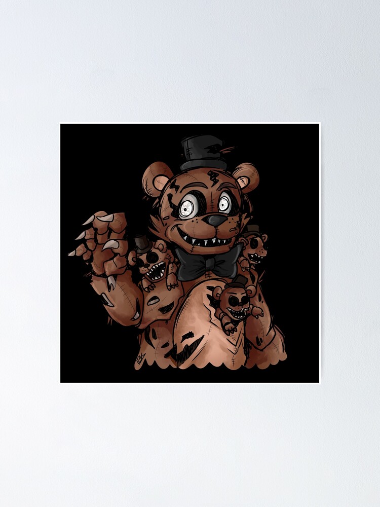 Five Nights at Freddy's Nightmare Withered Freddy W/ Party Wall