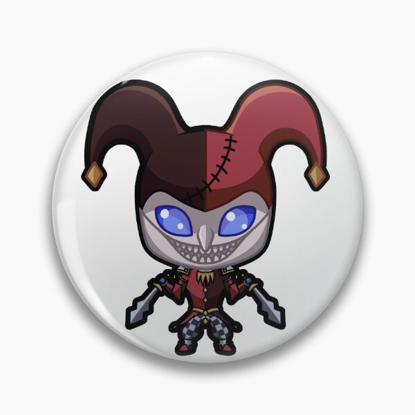 Item preview, Chibi Mischievous Jester Shaco designed and sold by MaeestryArt.