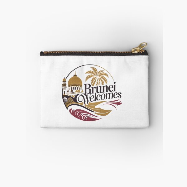 Item preview, Brunei Welcomes Flag Map Bandar Seri Begawan designed and sold by AnimalsDH305.