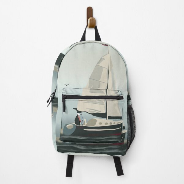 Item preview, Nautical sailboat leaving the harbor designed and sold by Tucci-designs.