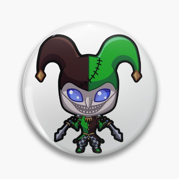 Item preview, Chibi Mischievous Jester Shaco Clone designed and sold by MaeestryArt.