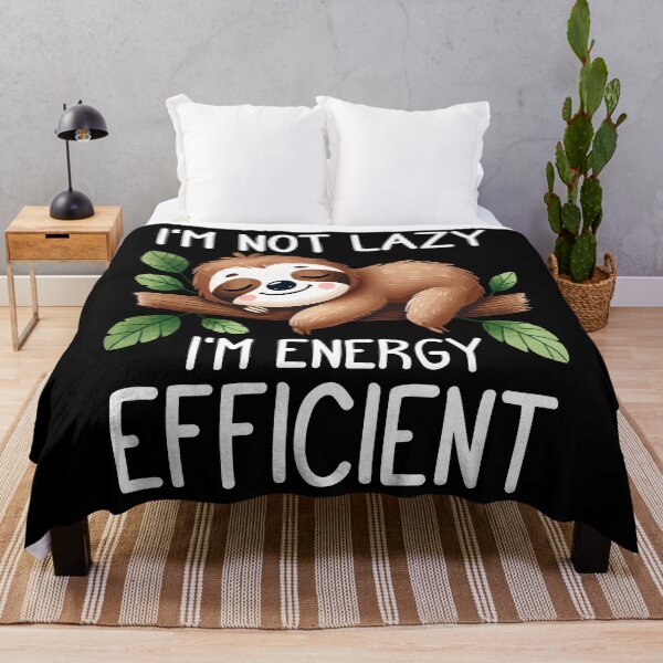 Item preview, No soy perezoso, soy un perezoso energéticamente eficiente designed and sold by PrintCrafting.
