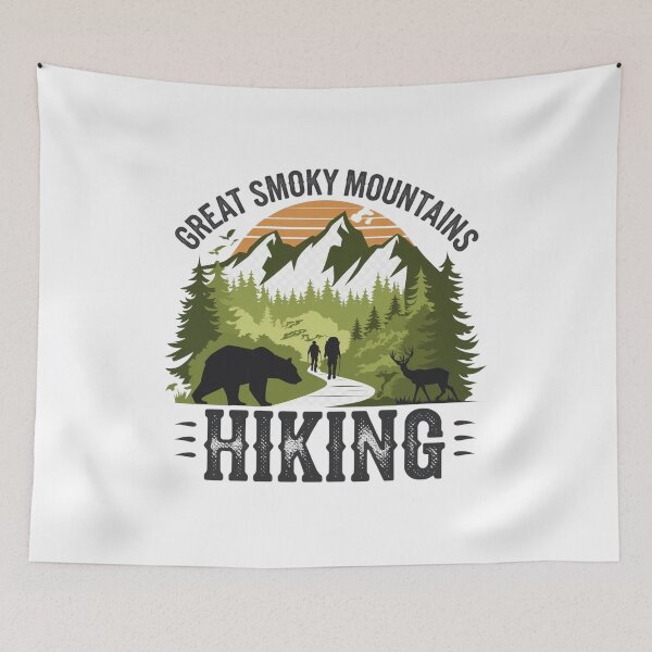 Item preview, Great smoky mountains hiking designed and sold by Mateusz Majcherek.