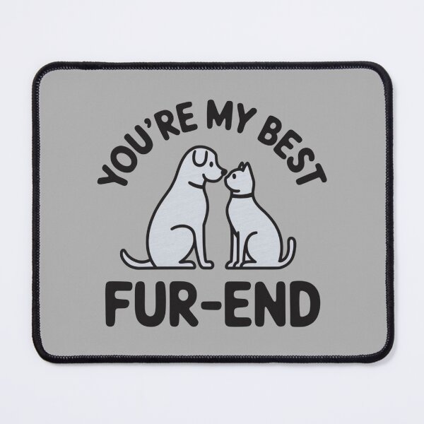 Item preview, Pet Dog Cat Lovers - "You’re My Best Fur-end" Cute designed and sold by stickercuffs.