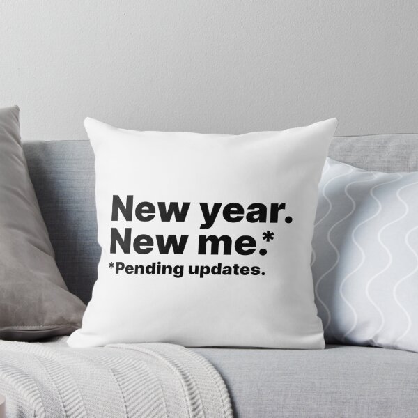 Item preview, New year, new me. Pending updates | Black text designed and sold by ThingsOnTees.