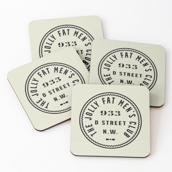 Item preview, The Jolly Fat Men's Club in black designed and sold by knappidesign.