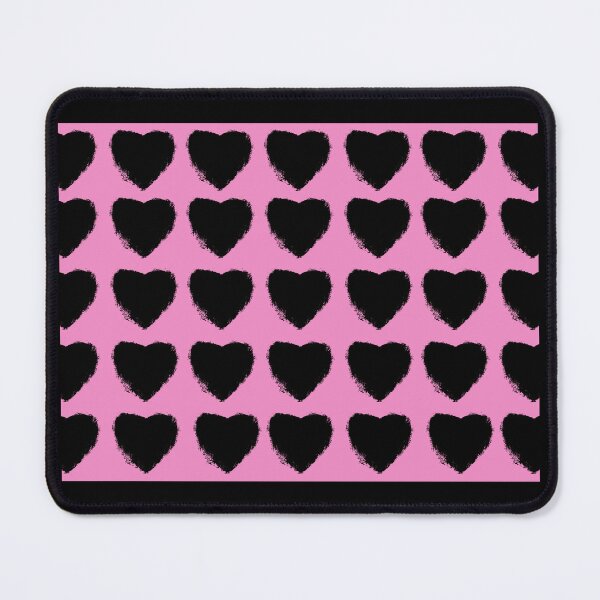 Item preview, Black Hearts on Pink Pattern  designed and sold by CarolM.