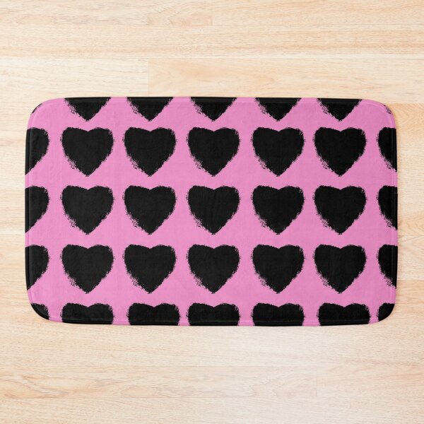 Item preview, Black Hearts on Pink Pattern  designed and sold by CarolM.