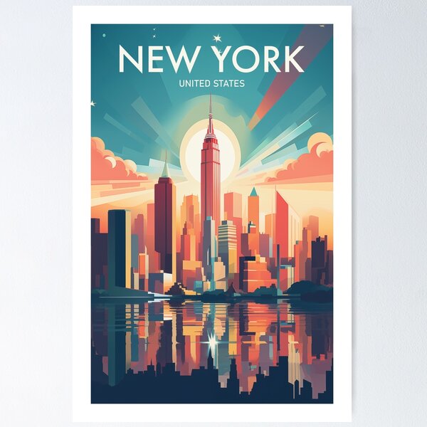 Artikel-Vorschau von NEW YORK, designt und verkauft von MarkedArtPrints.