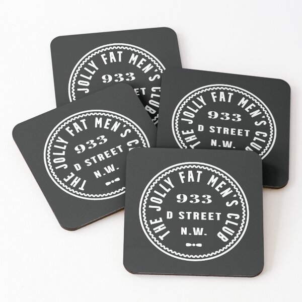 Item preview, The Jolly Fat Men's Club in white designed and sold by knappidesign.