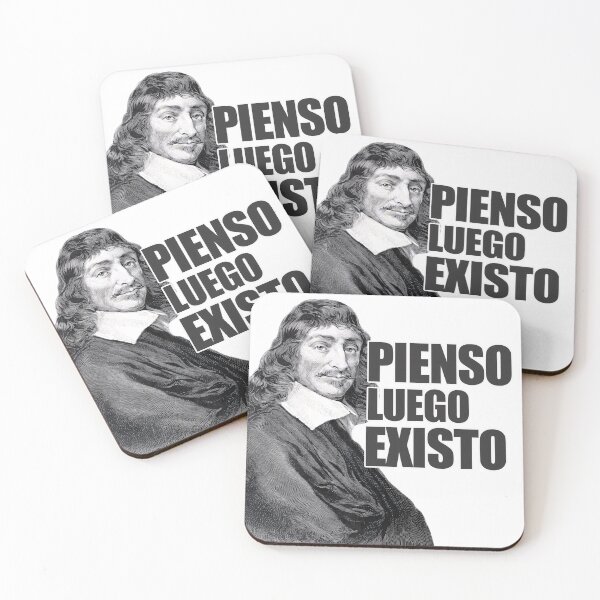 Item preview, "PIENSO LUEGO EXISTO" designed and sold by Tecno-Art-Land.