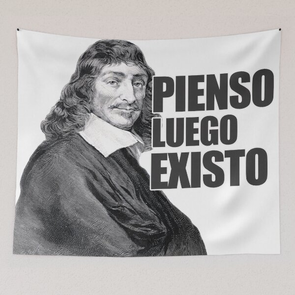 Item preview, "PIENSO LUEGO EXISTO" designed and sold by Tecno-Art-Land.