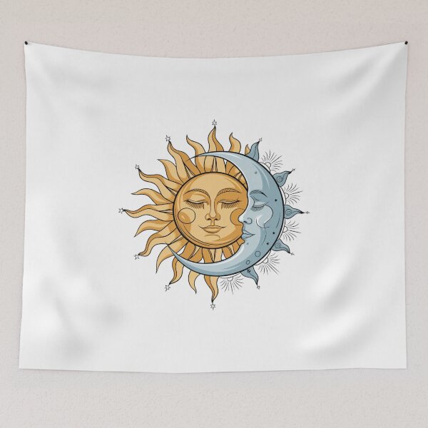 Item preview, vintage sun and moon designed and sold by Mateusz Majcherek.