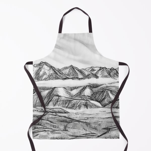 Item preview, Olympic National Park in Winter (Sketch) designed and sold by flyscenicair.