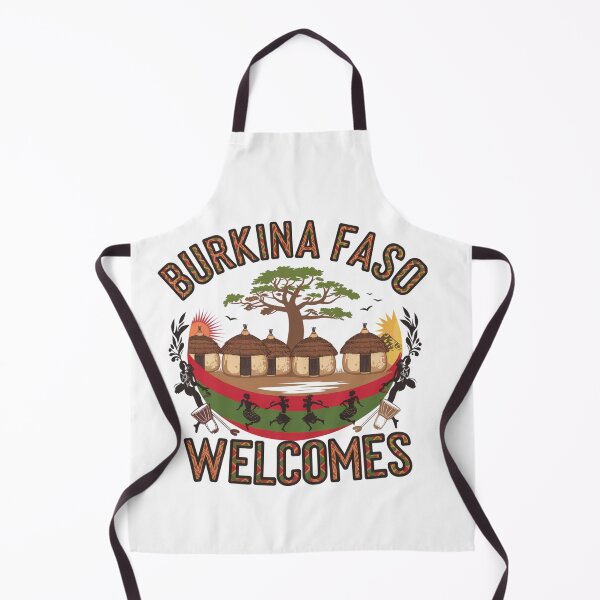 Item preview, Burkina Faso Welcomes Flag Map Ouagadougou, Bobo-Dioulasso designed and sold by AnimalsDH305.