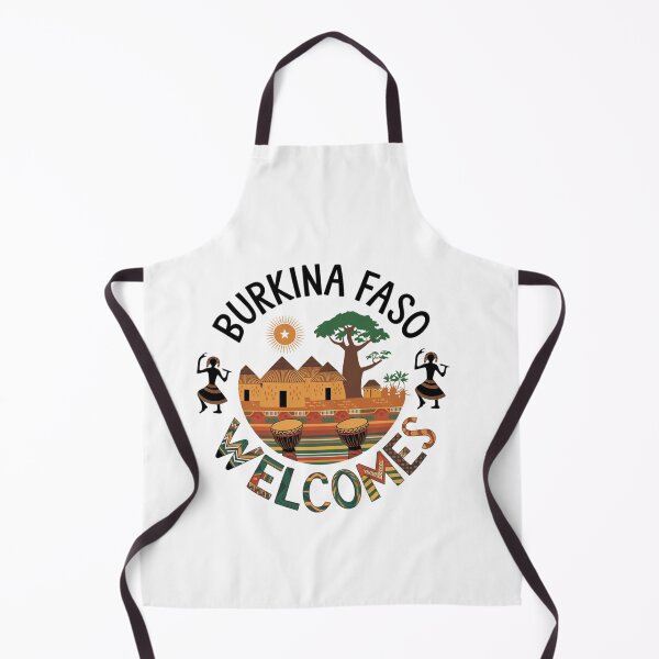 Item preview, Burkina Faso Welcomes Flag Map Ouagadougou, Bobo-Dioulasso designed and sold by AnimalsDH305.