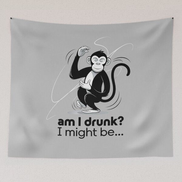 Item preview, Humour in Motion: Dancing Monkey with a Message designed and sold by TeeGrit.