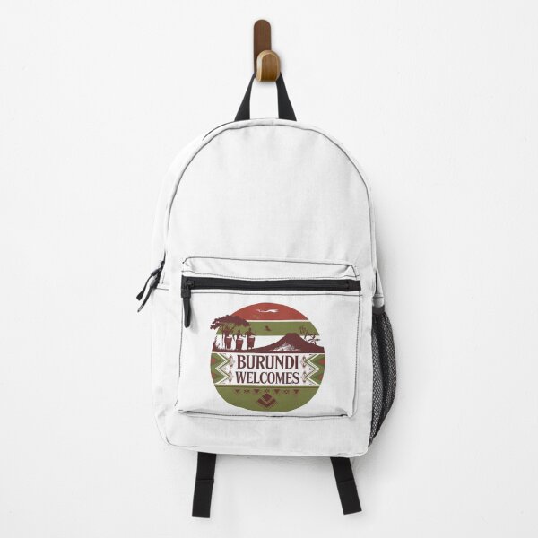 Item preview, Burundi Welcomes Flag Map Bujumbura, Lake Tanganyika designed and sold by AnimalsDH305.