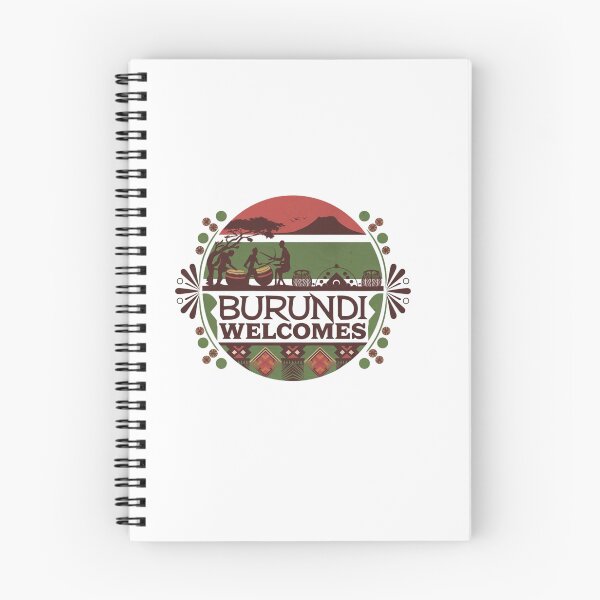 Item preview, Burundi Welcomes Flag Map Bujumbura, Lake Tanganyika designed and sold by AnimalsDH305.