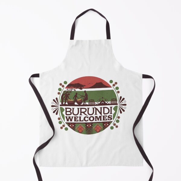 Item preview, Burundi Welcomes Flag Map Bujumbura, Lake Tanganyika designed and sold by AnimalsDH305.