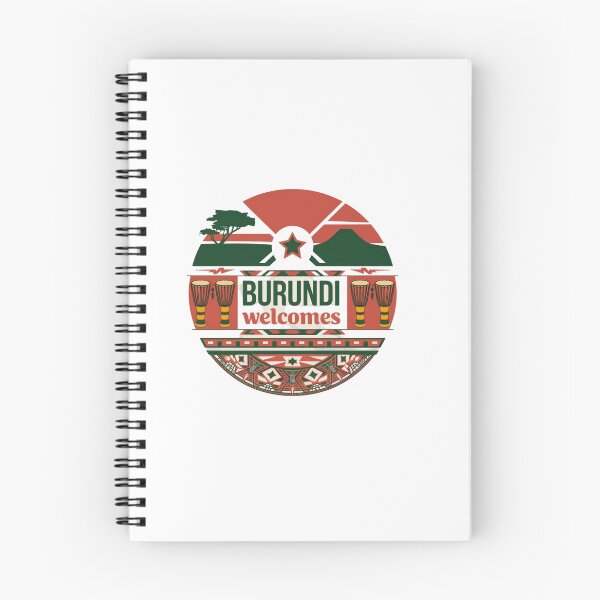 Item preview, Burundi Welcomes Flag Map Bujumbura, Lake Tanganyika designed and sold by AnimalsDH305.