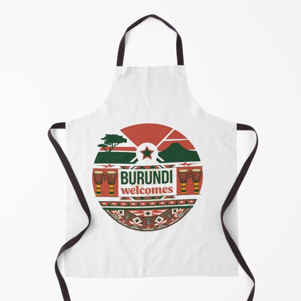 Item preview, Burundi Welcomes Flag Map Bujumbura, Lake Tanganyika designed and sold by AnimalsDH305.