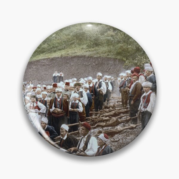 Item preview, Bosnian Peasants designed and sold by 19th Century in Color.