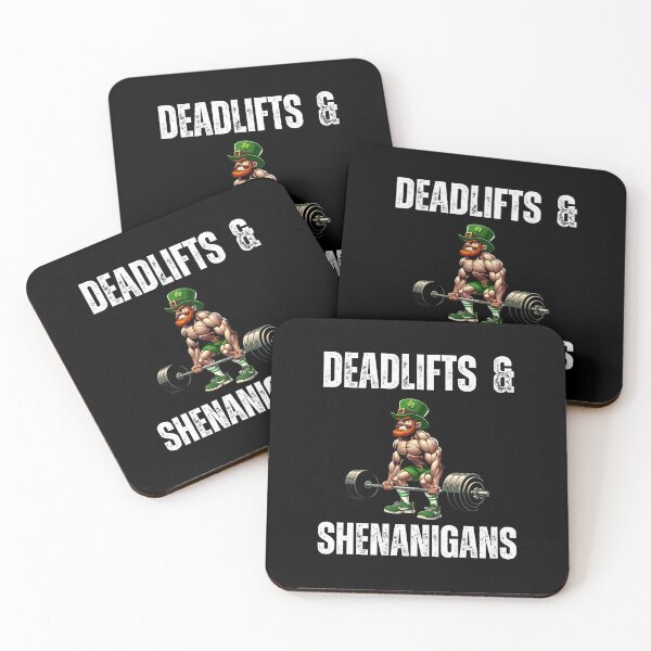 Item preview, Deadlifts and Shenanigans St. Patrick's Day Workout Gym designed and sold by snowry.