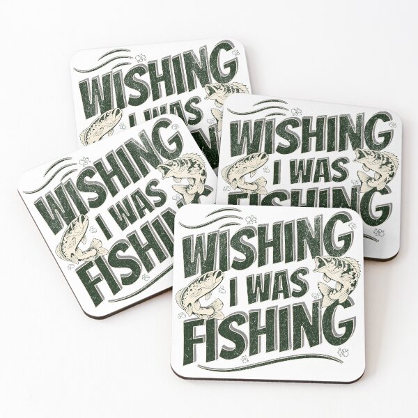 Item preview, wishing I was fishing designed and sold by VariousGoodies.
