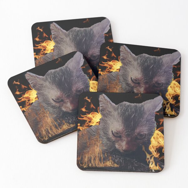 Aperçu de l'œuvre Hellcat Lykoi flamboyant créée et vendue par Emk8ultra.