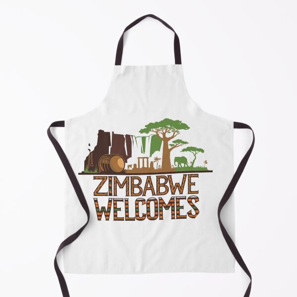 Item preview, Zimbabwe Welcomes Flag Map Victoria Falls, Harare designed and sold by AnimalsDH305.
