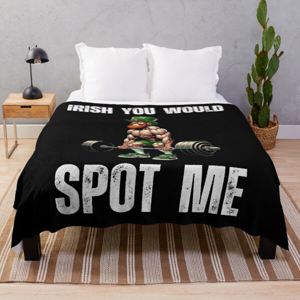 Item preview, Irish you would spot me St. Patrick's Day Workout Gym designed and sold by snowry.